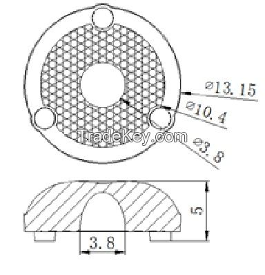 high power led TV lens