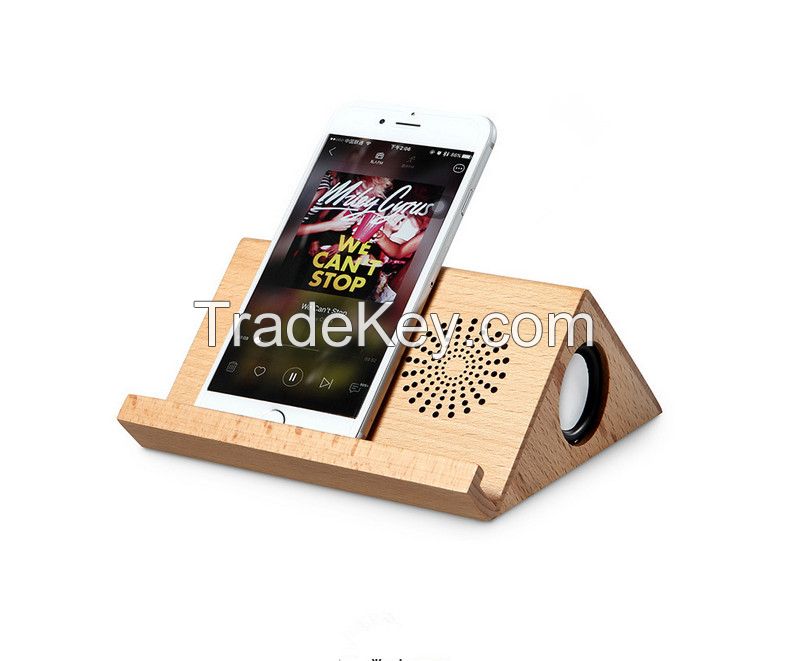 2017 new model wooden portable wireless bluetooth speaker 