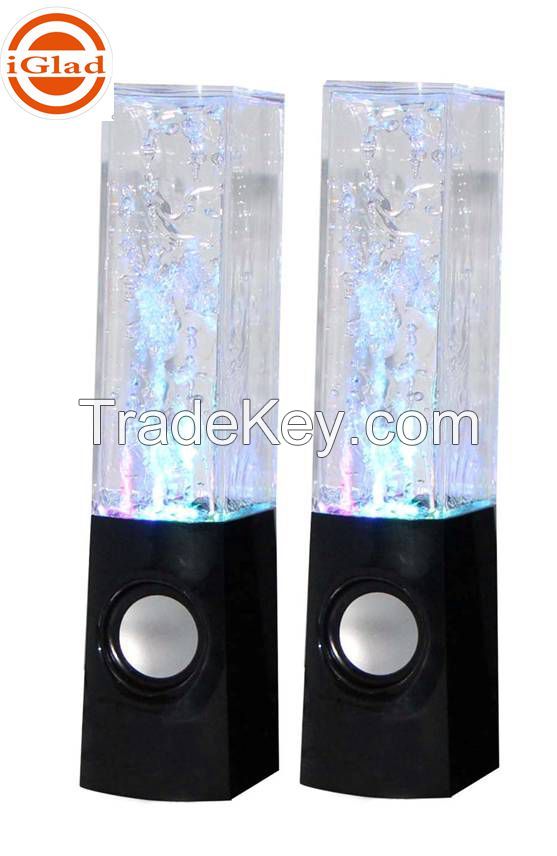 WATER DANCING LED LIGHT CUBOID WIRELESS BLUE TOOTH SPEAKER