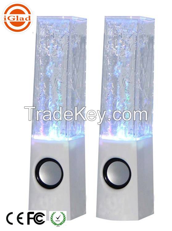 WATER DANCING LED LIGHT CUBOID WIRELESS BLUE TOOTH SPEAKER