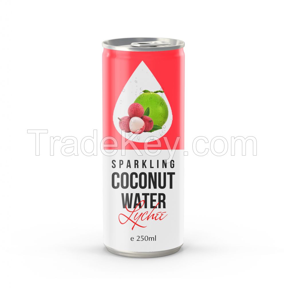 Sparkling Coconut water in 250ml Can