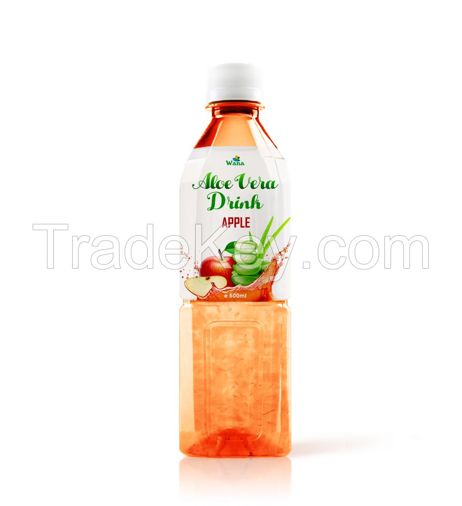 Aloe Vera Drink With Fruit Flavor in 500ml Bottle