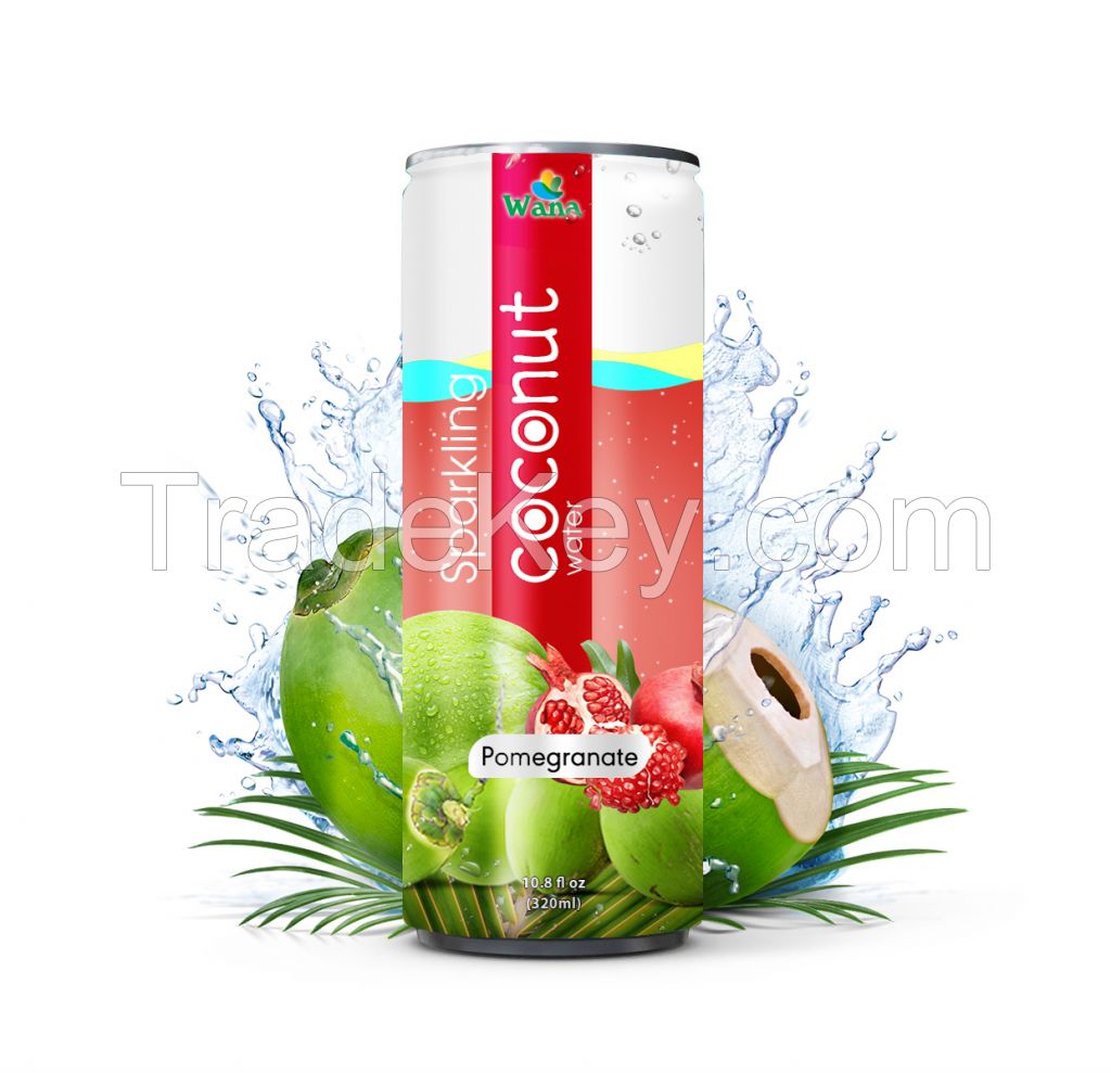 Sparkling Coconut Water Drink in 320ml Can