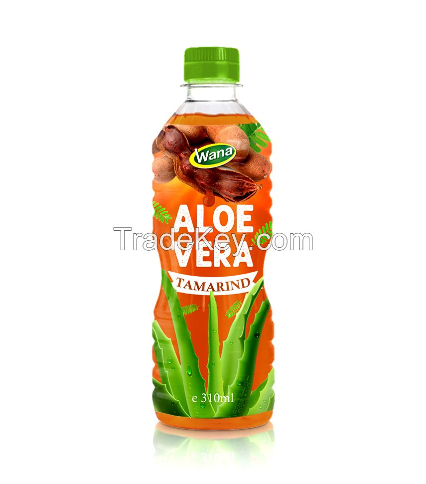 Aloe Vera Drink With Fruit Flavor in 310ml Bottle