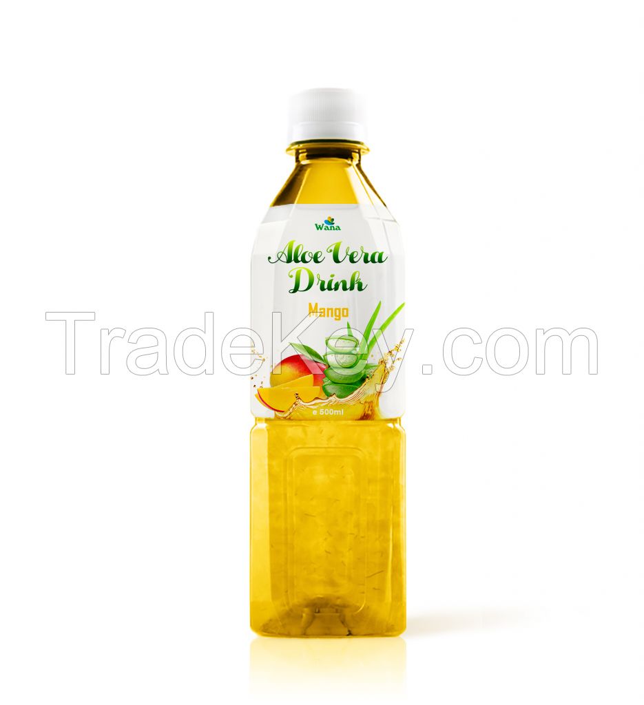 Aloe Vera Drink With Fruit Flavor in 500ml Bottle