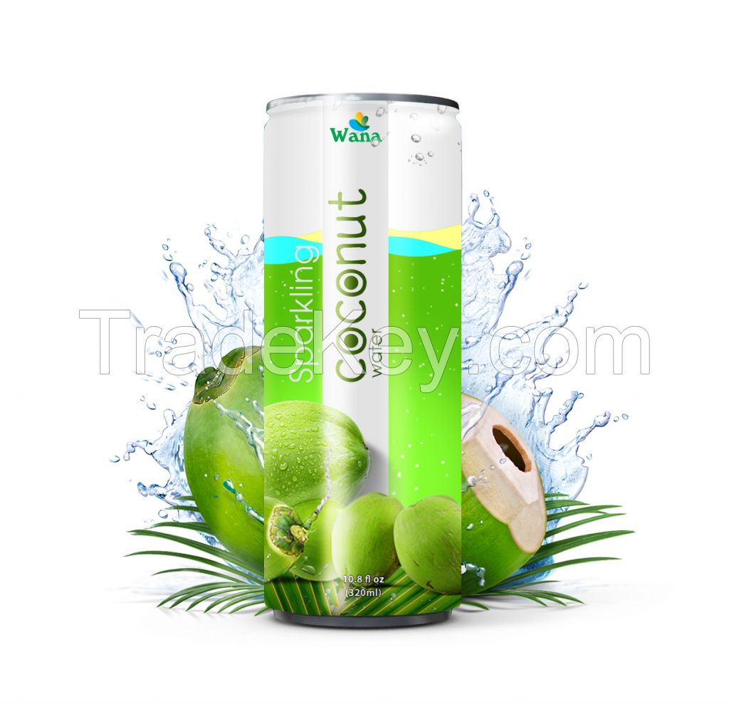 Sparkling Coconut Water Drink in 320ml Can