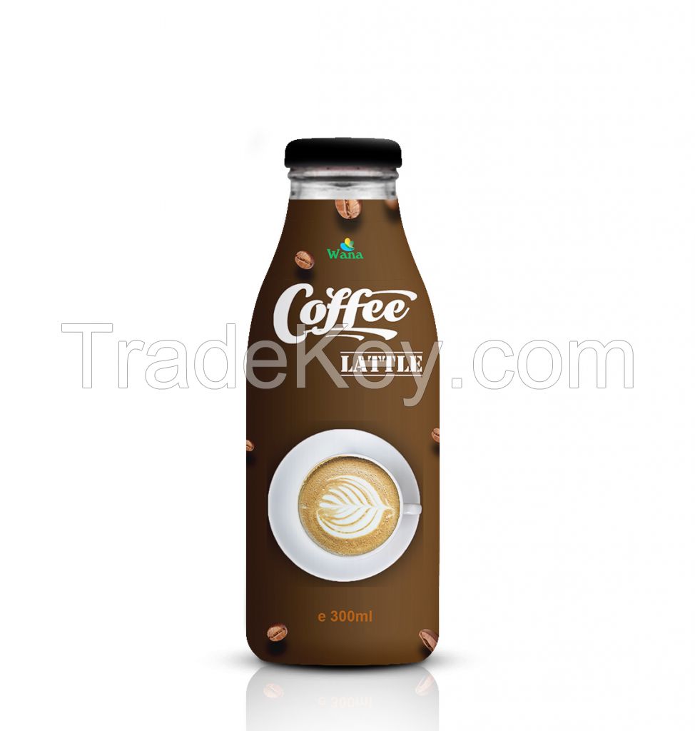 Wana Coffee Drink in 300ml Glass Bottle