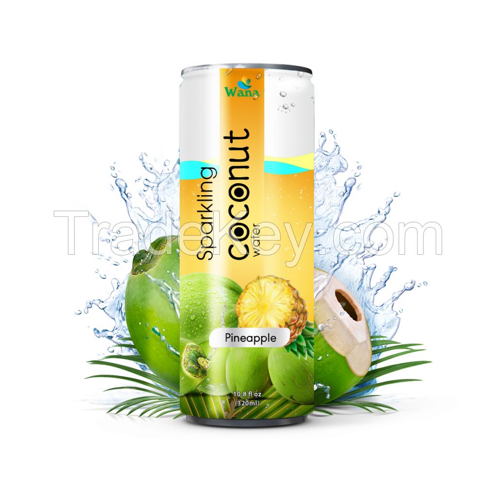 Sparkling Coconut Water Drink in 320ml Can