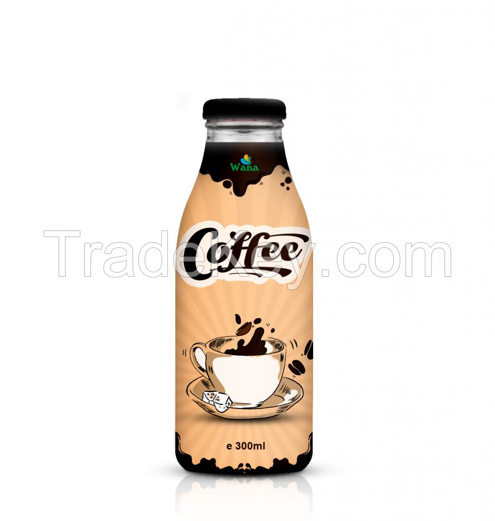 Wana Coffee Drink in 300ml Glass Bottle