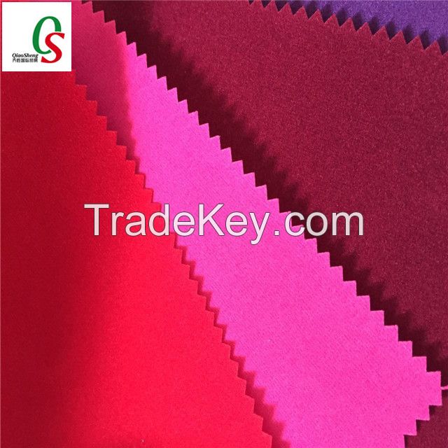 flock fabric for footwear material