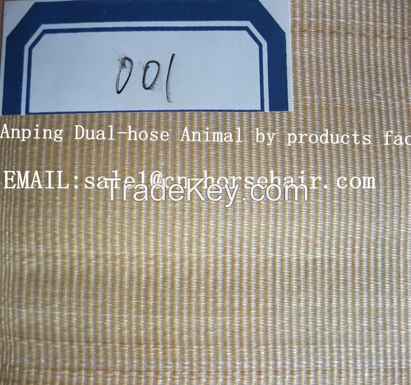 horse tail hair fabric for clothes