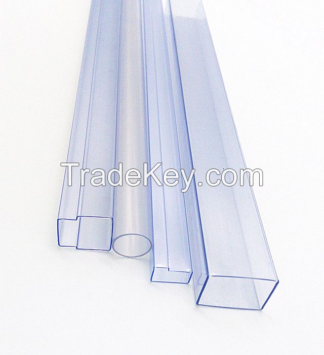 IC Anti-static hard transparent plastic tube hold the plastic tube Dongguan plastic pipe