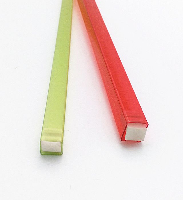 thin plastic tube IC packing tube in PVC material