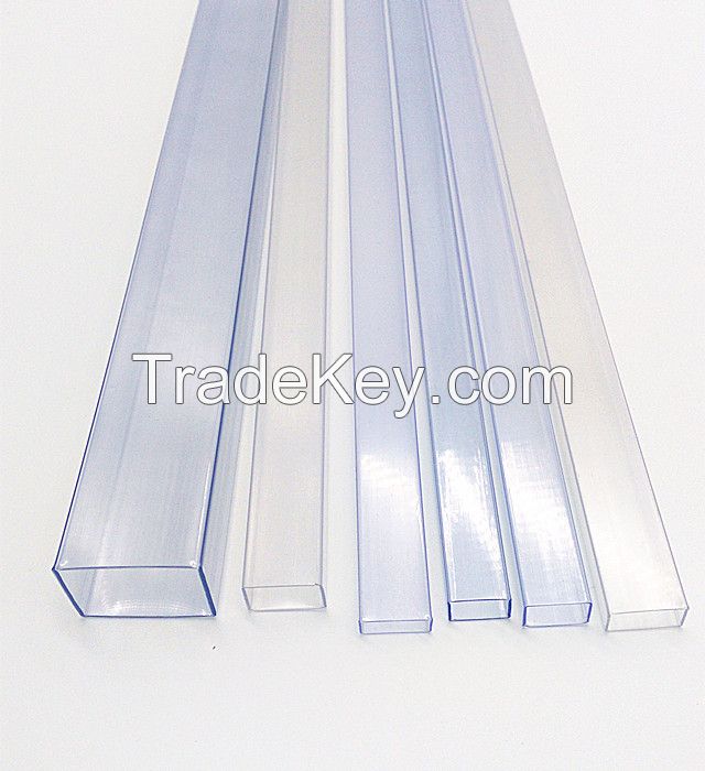 IC Anti-static hard transparent plastic tube hold the plastic tube Dongguan plastic pipe