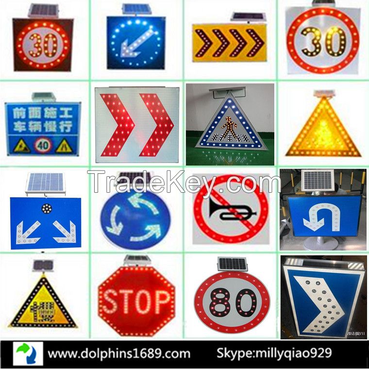 Solar Square Traffic Sign