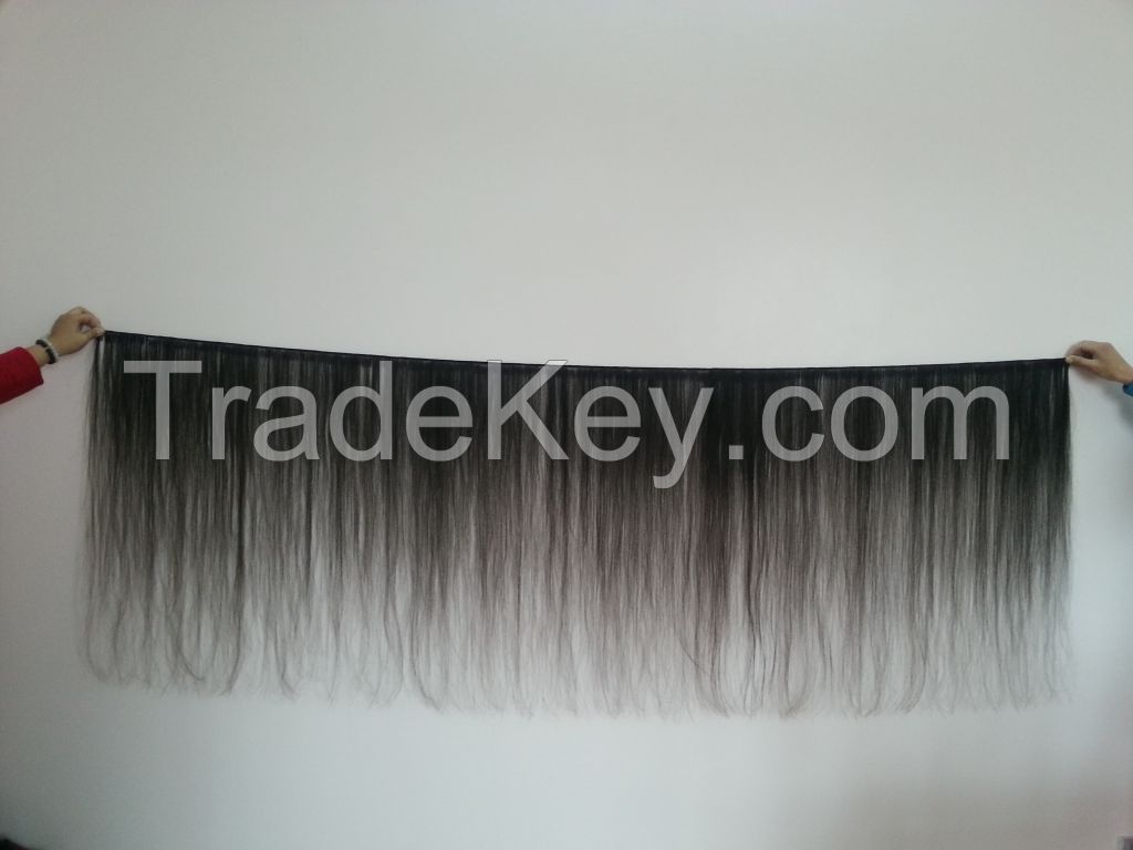 Single Drawn Machine Weft Hair_70cm_Straight_Natural Virgin Brazilian Human Hair