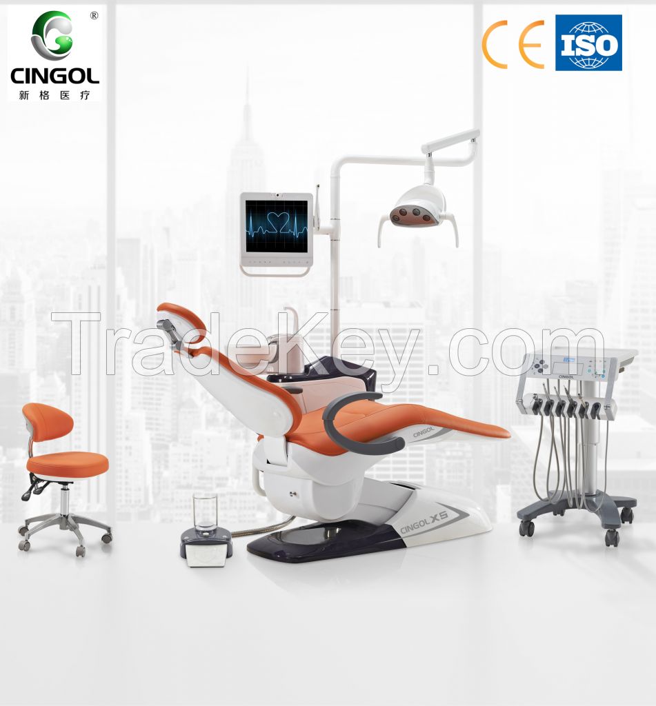  Implant dental chair with touch control panel instrument tray 