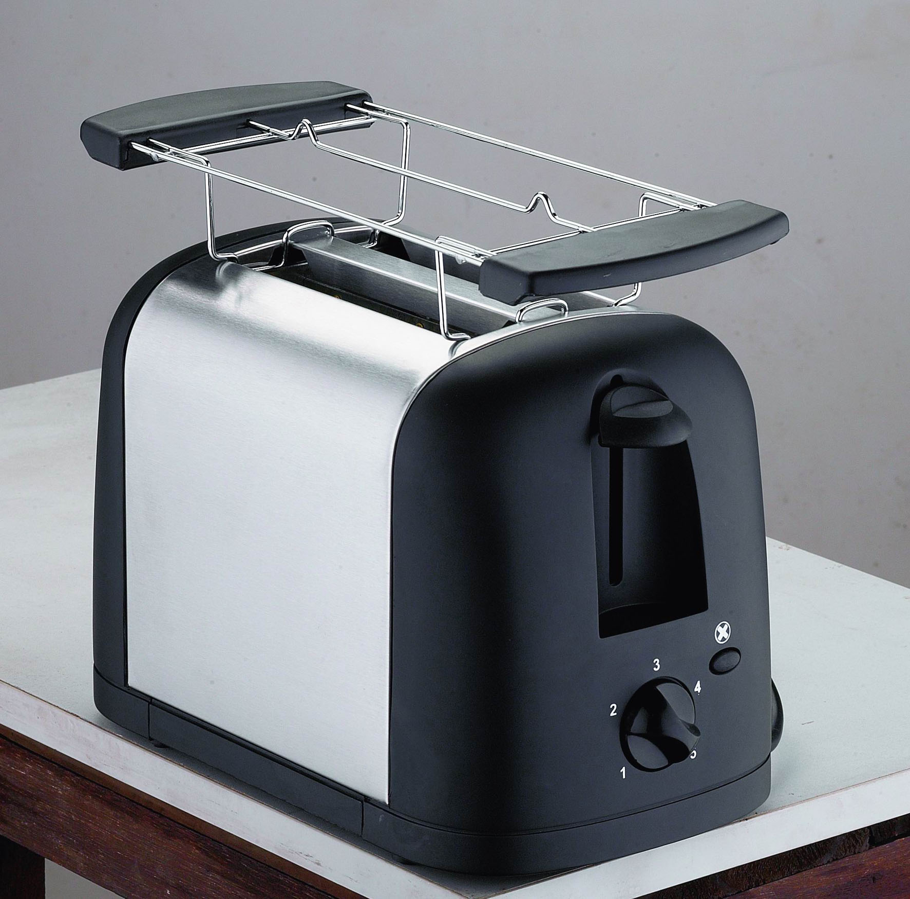 2-Slice Metal  & plastic Toaster