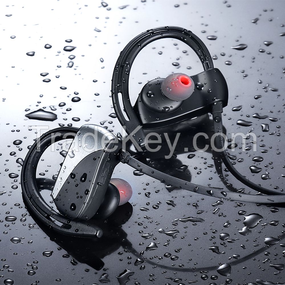 High Quality Waterproof Hifi Stereo Earphones Bluetooth Headphones Wireless With MIC