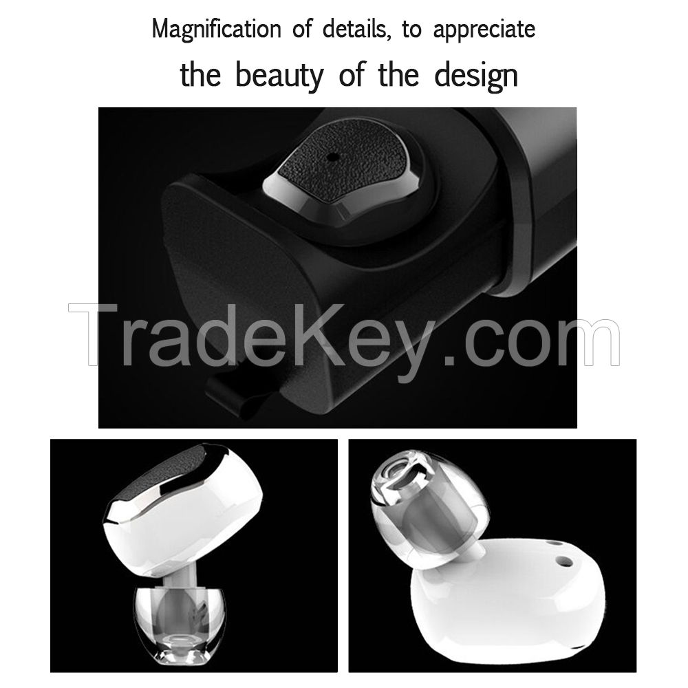 TWS Bluetooth In-Ear Headphones Wireless Noise Cancelling Earphone With Built-in Mic