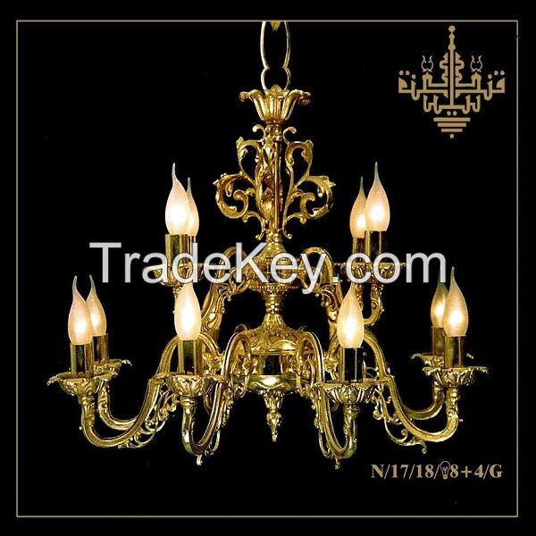 Gold Plated Chandelier