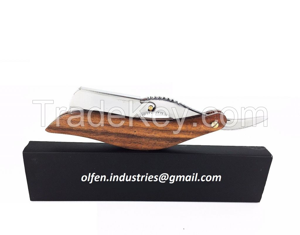 Wooden Handle Razor