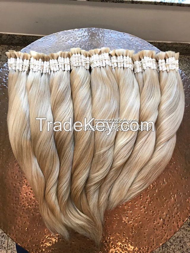 Tangle free! Hot selling and cheap 100% human blonde brazilian hair weft weaving