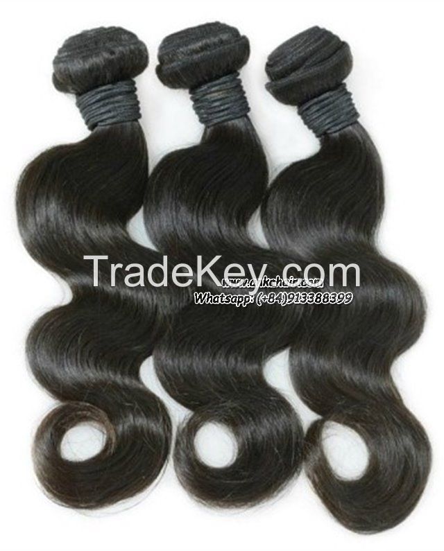 Body Wave Remy Hair Machine Made Weft Brazilian Hair Weave Full Virgin Human Hair