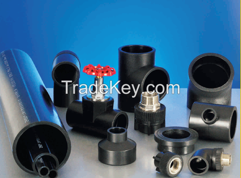 ISO DN20- DN1200 Black Water HDPE Pipe and Fittings