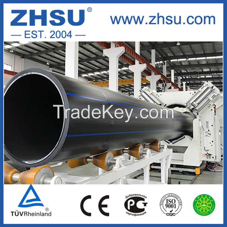 ISO DN20- DN1200 Black Water HDPE Pipe and Fittings