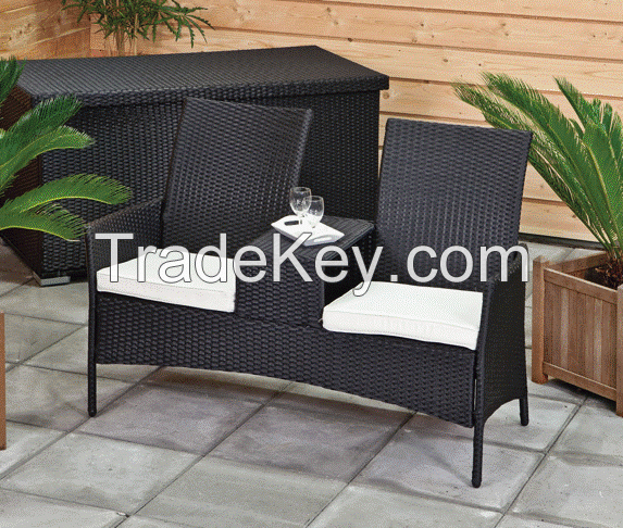 WICKER LOVE SEAT 3- FULL COLOR BOX. 