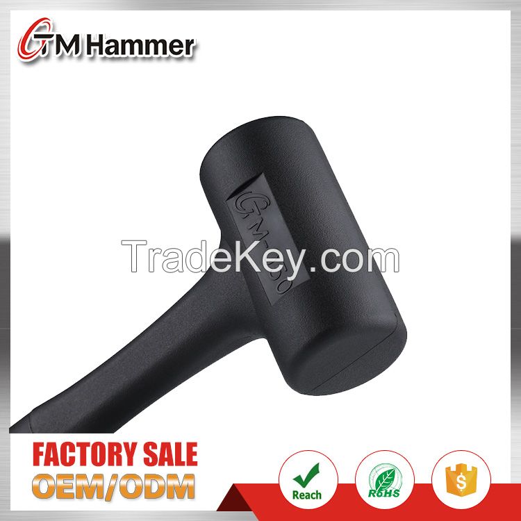 High quality rubber mallet hammer with rubber comfortable grip