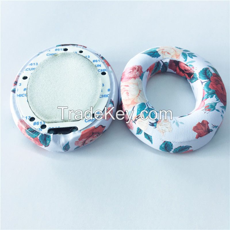 Factory price Colorful High end protein leather ear cushions headset pads for solo 2.0 headphones