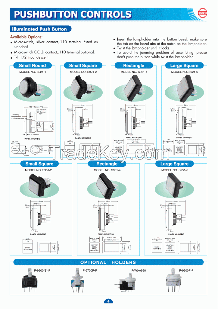 Illuminated Push Button Series 1