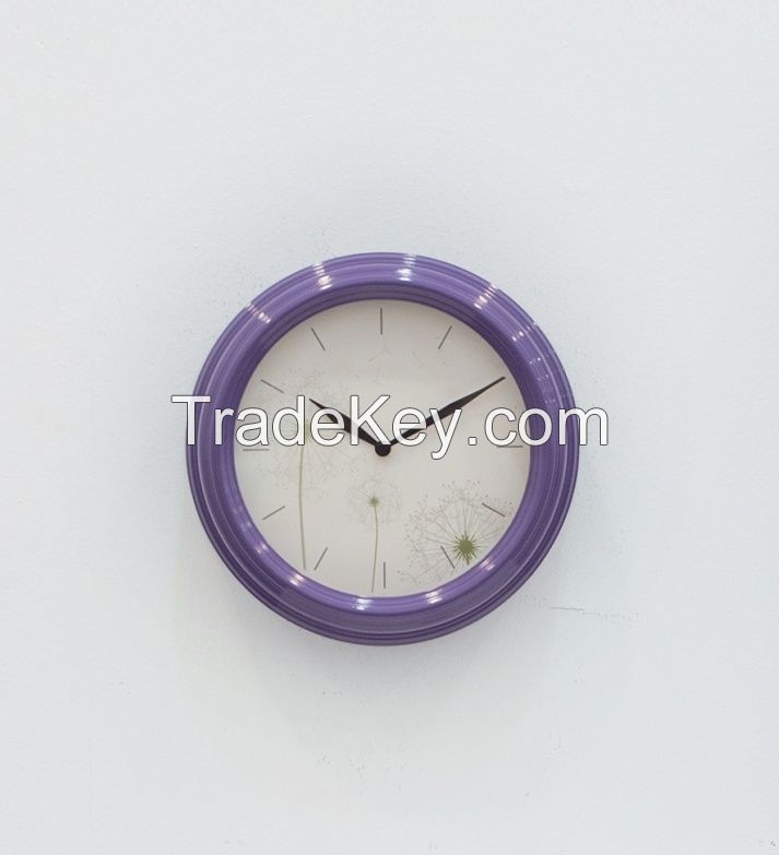 9.5 inches plastic wall clock