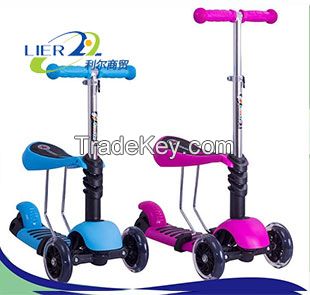 China Factory New Kids 4 Wheel Children Electric Scooter