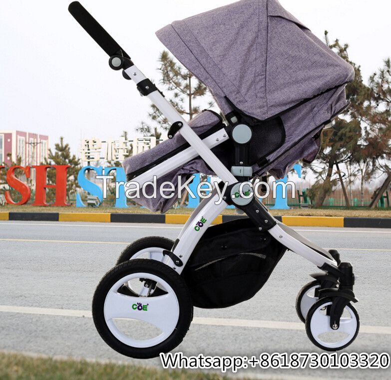 Foldable Pram Infant Adjustable Baby Stroller with Car Seat
