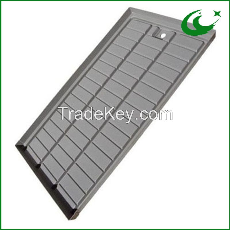 Flood tray metal growing bench system