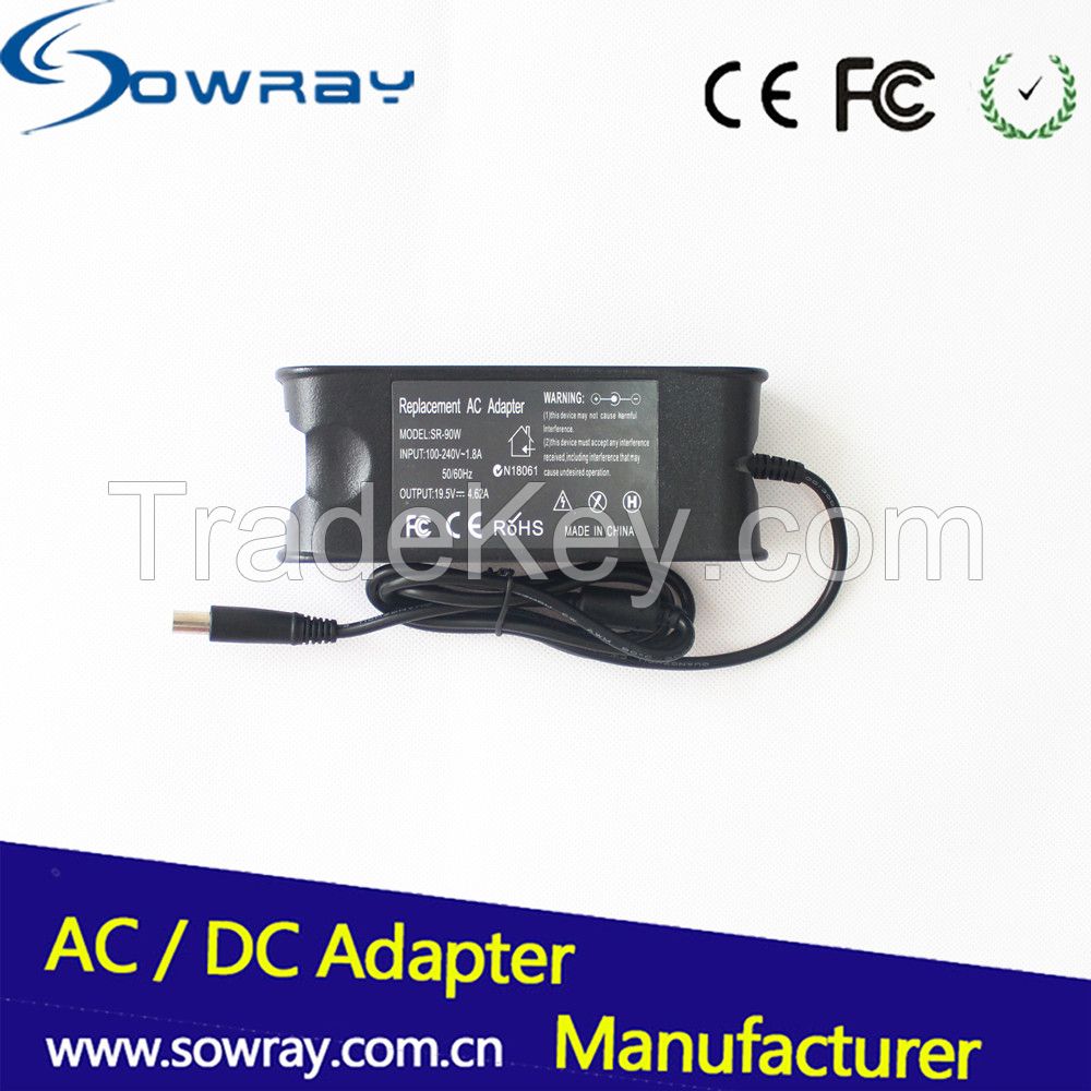 90w AC DC Power adapter 19.5v 4.62a Laptop Adapter for DELL Charger PA-10 7.4*5.0mm