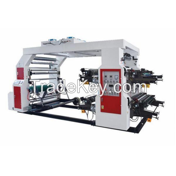 Hot sale 4 color flexo printing machine for toll to roll