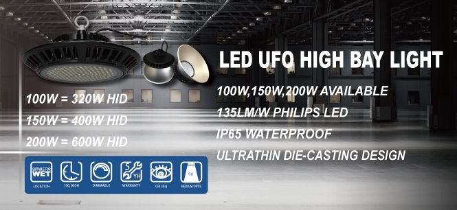 200w Led Ufo Highbay Lamp