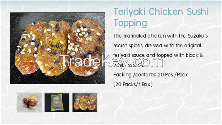 Teriyaki Chicken Sushi Topping