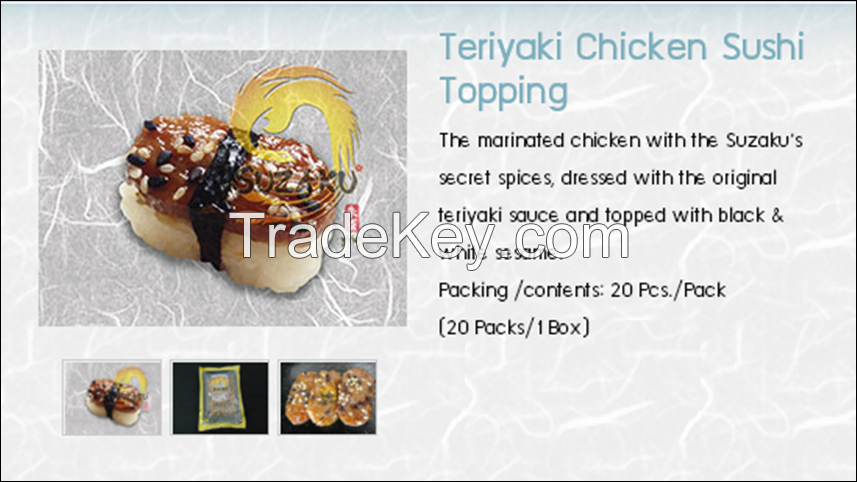 Teriyaki Chicken Sushi Topping