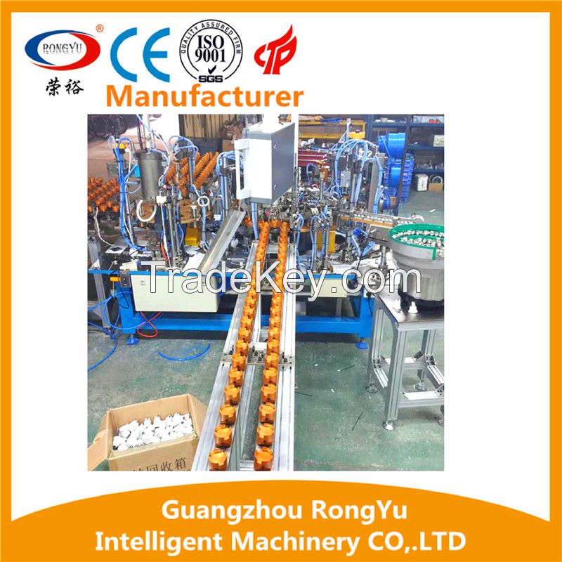 Rotary type LED bulb light semi-automatic assembly line  Made in China