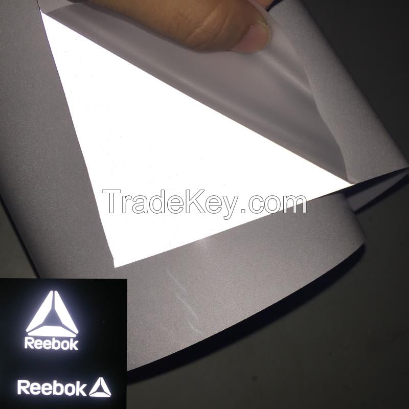 Silver Reflective logo sticker