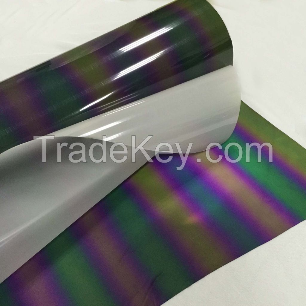 rainbow reflective heat transfer vinyl