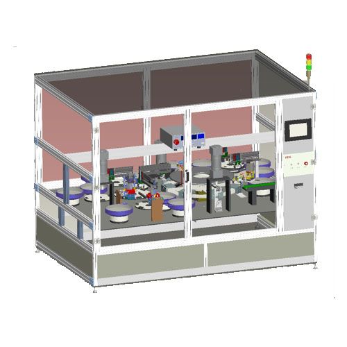 Automatic assambly and testing for wall switches