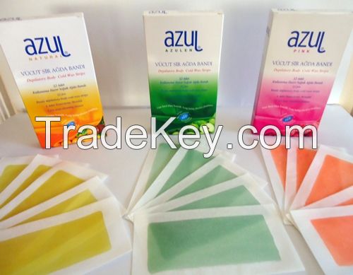 Azul Depilatory Wax Strips