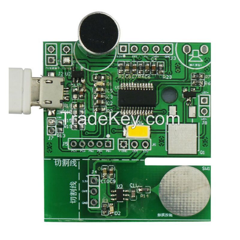 Off-line speech recognition sound module