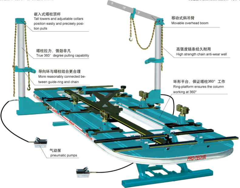 Car Chassis Straightener Bench/Car Dent Repair Machine/collision repair system